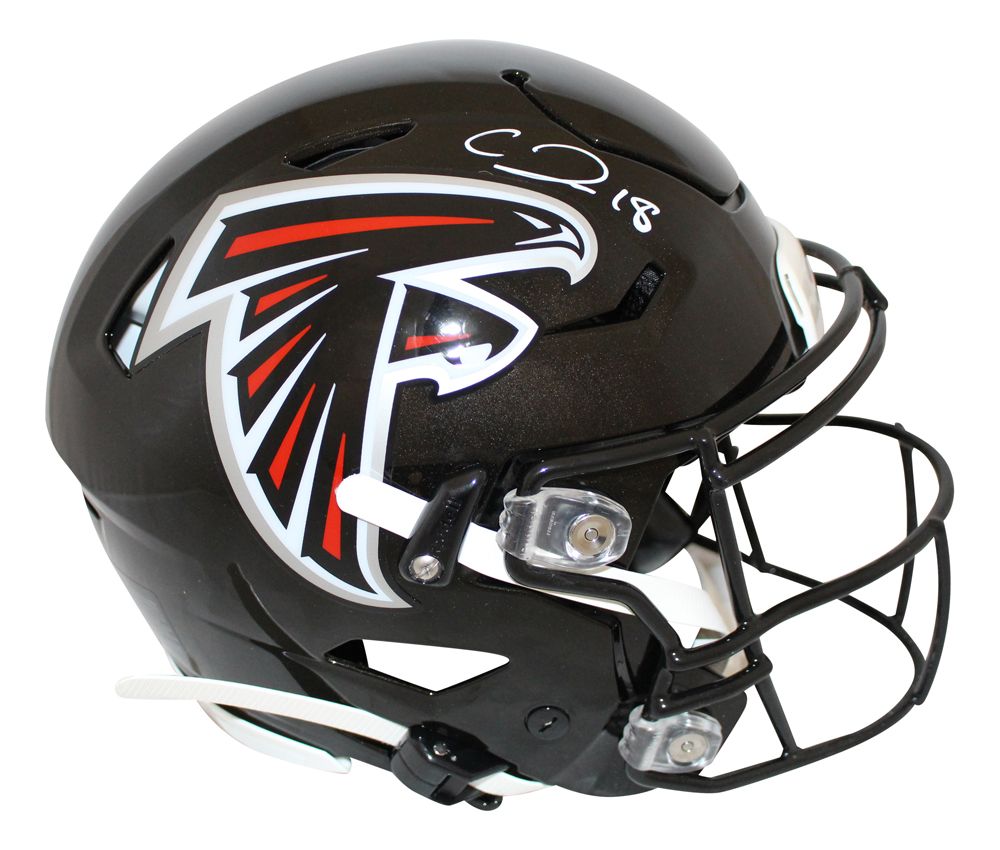 Calvin Ridley Autographed Atlanta Falcons Authentic Speed Flex Helmet JSA