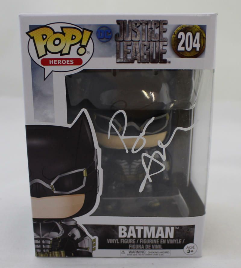 Ben Affleck Autographed Batman Funko Pop 204 White BAS