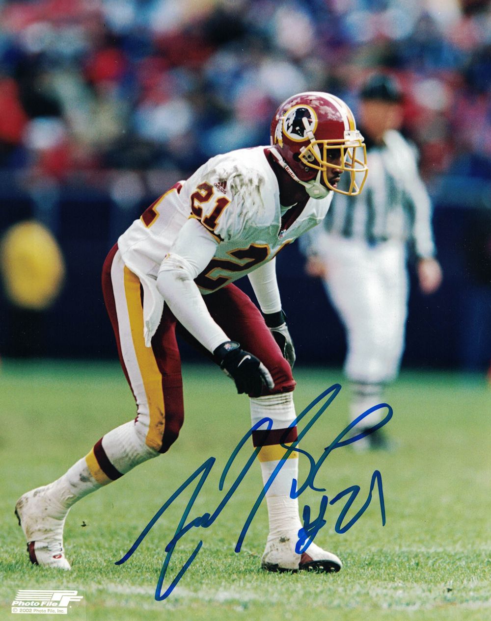 Fred Smoot Autographed/Signed Washington Redskins 8x10 Photo