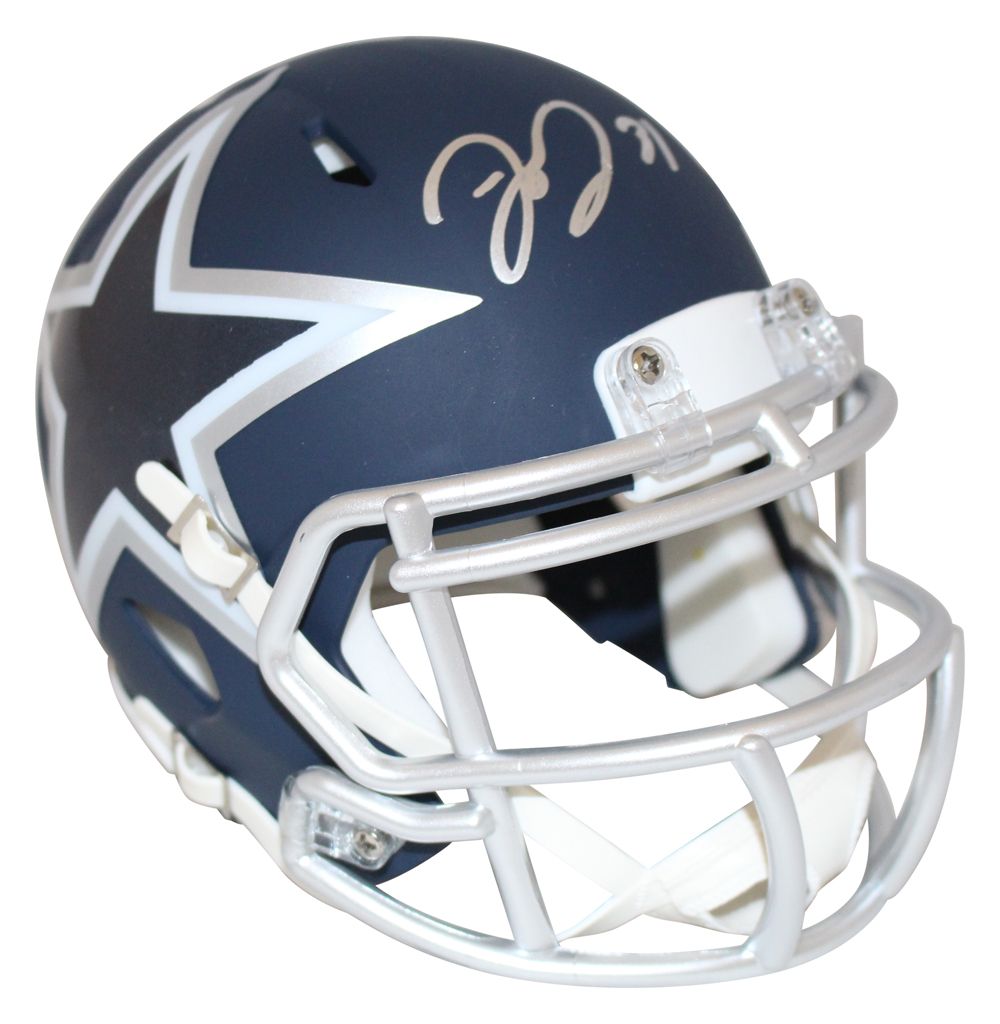 Trevon Diggs Autographed/Signed Dallas Cowboys AMP Mini Helmet JSA