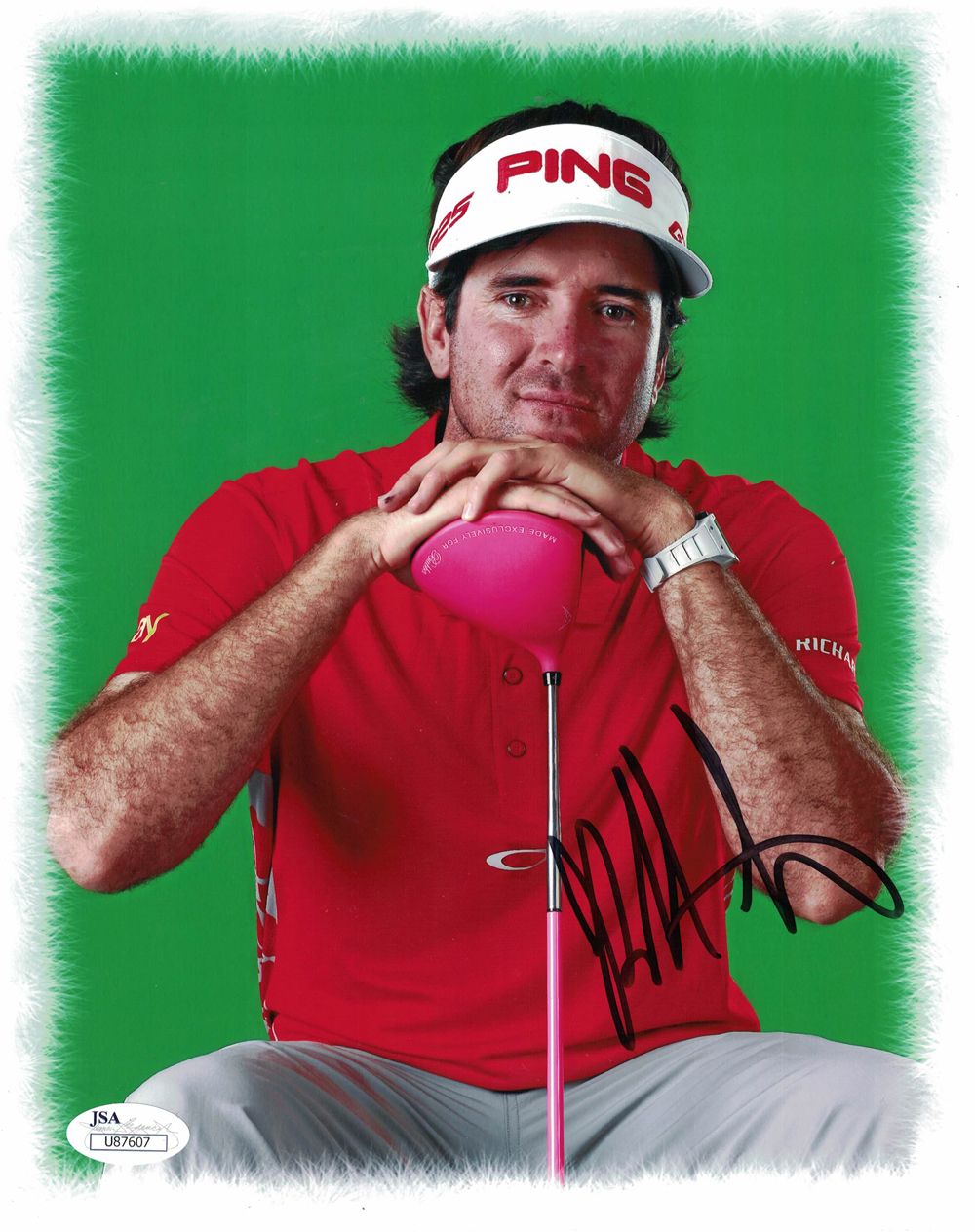 Bubba Watson Autographed/Signed PGA Tour Golf 8x10 Photo JSA