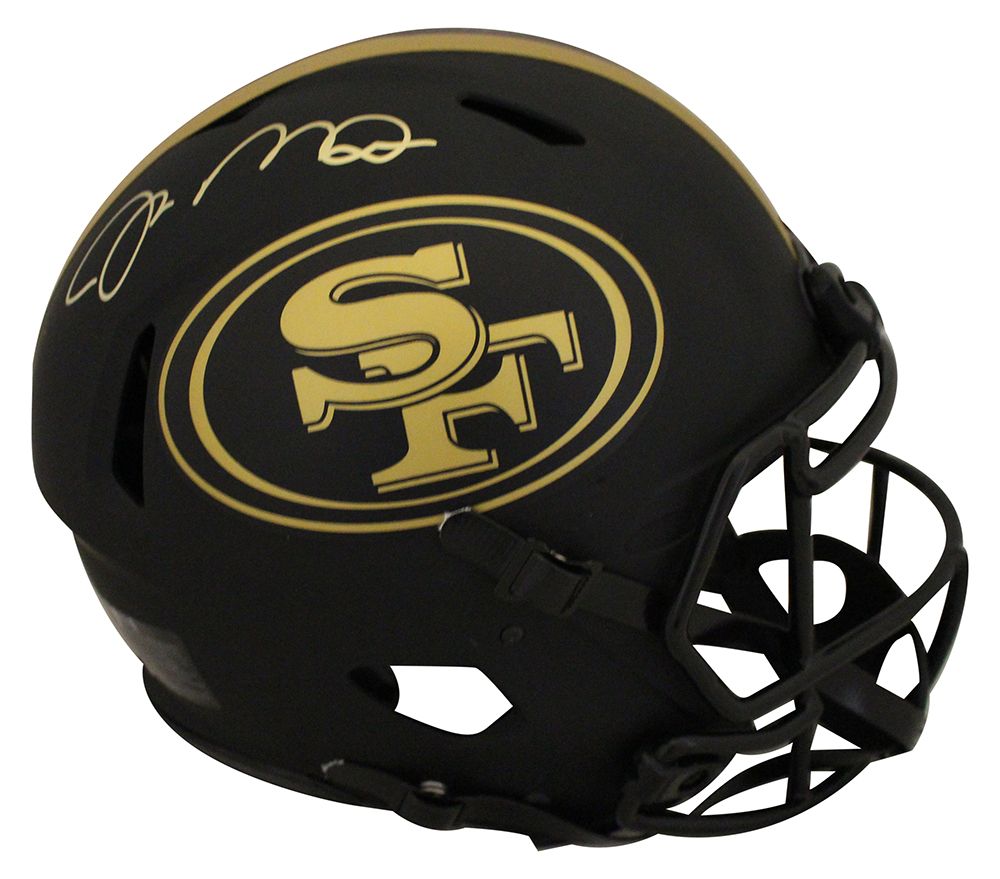 Joe Montana Signed San Francisco 49ers Authentic Eclipse Speed Helmet BAS