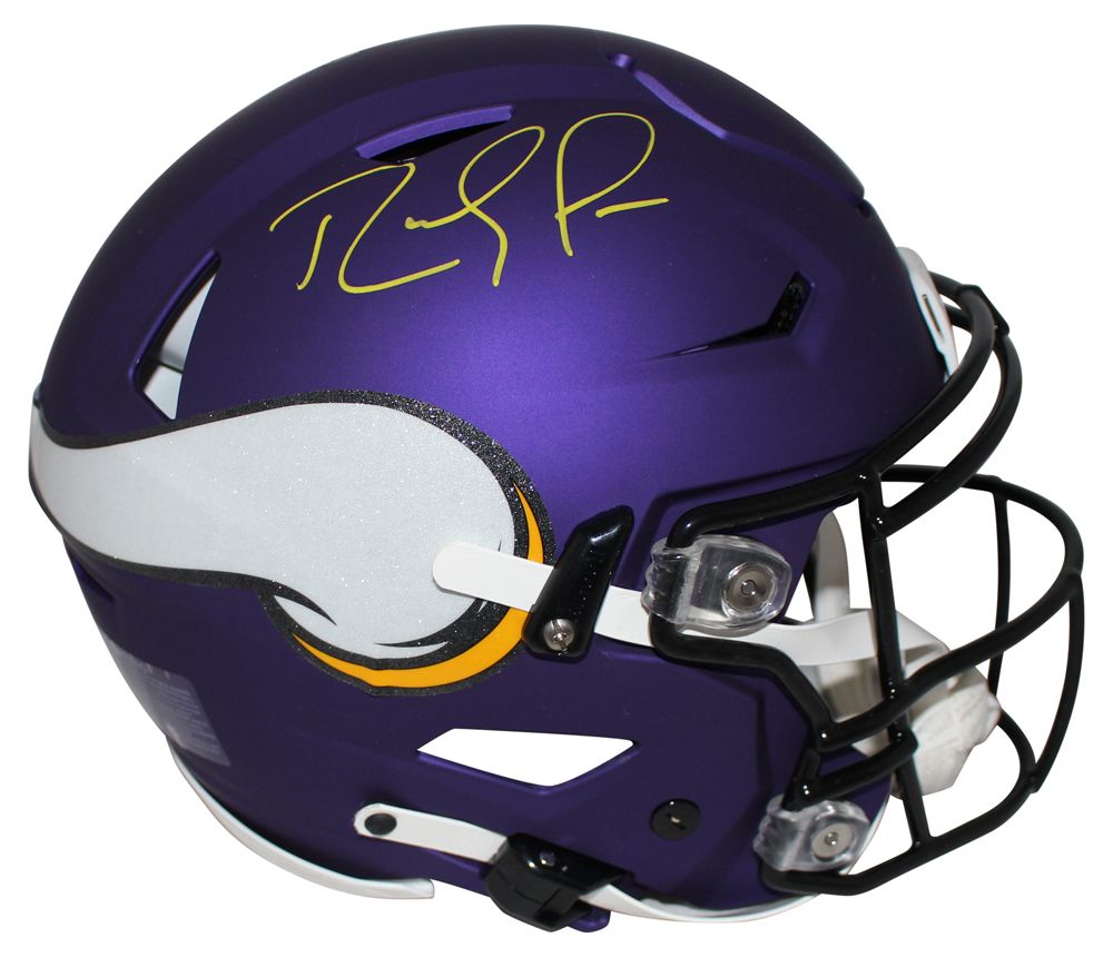 Randy Moss Signed Minnesota Vikings Authentic Speed Flex Helmet BAS