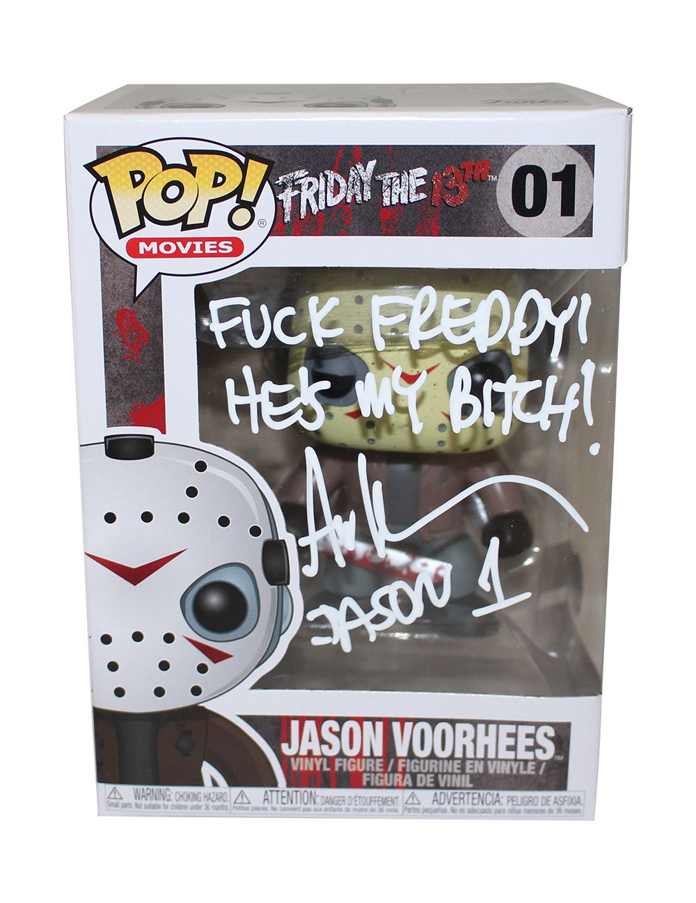 Ari Lehman Signed Friday The 13th Jason Voorhees Funko Pop! 01 Beckett