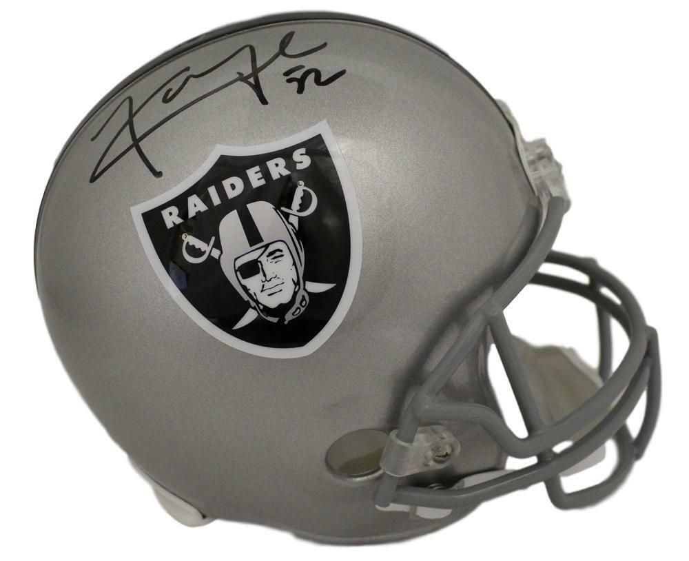Khalil Mack Autographed Oakland Raiders Replica Helmet JSA