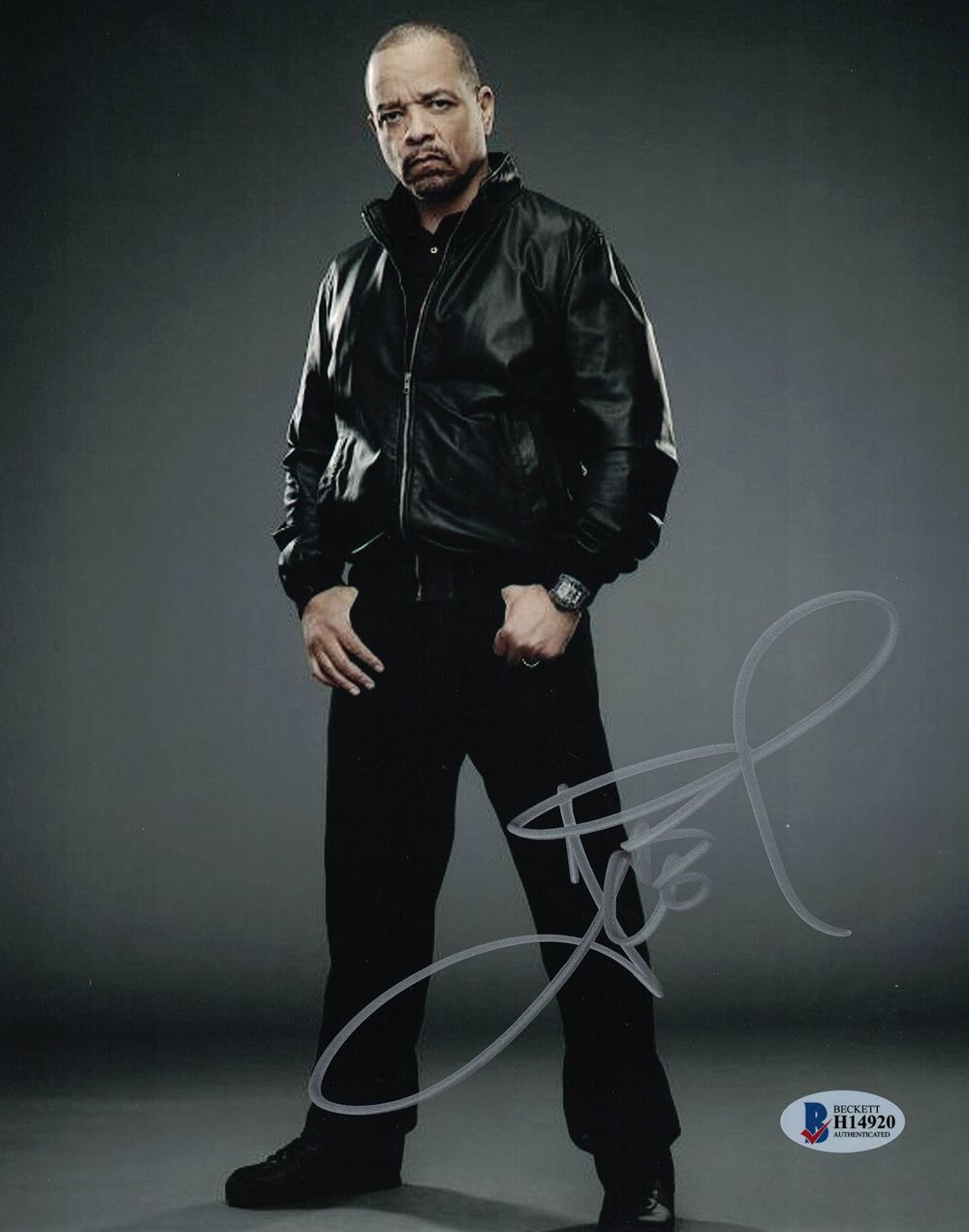 Ice T Autographed/Signed 8x10 Photo BAS