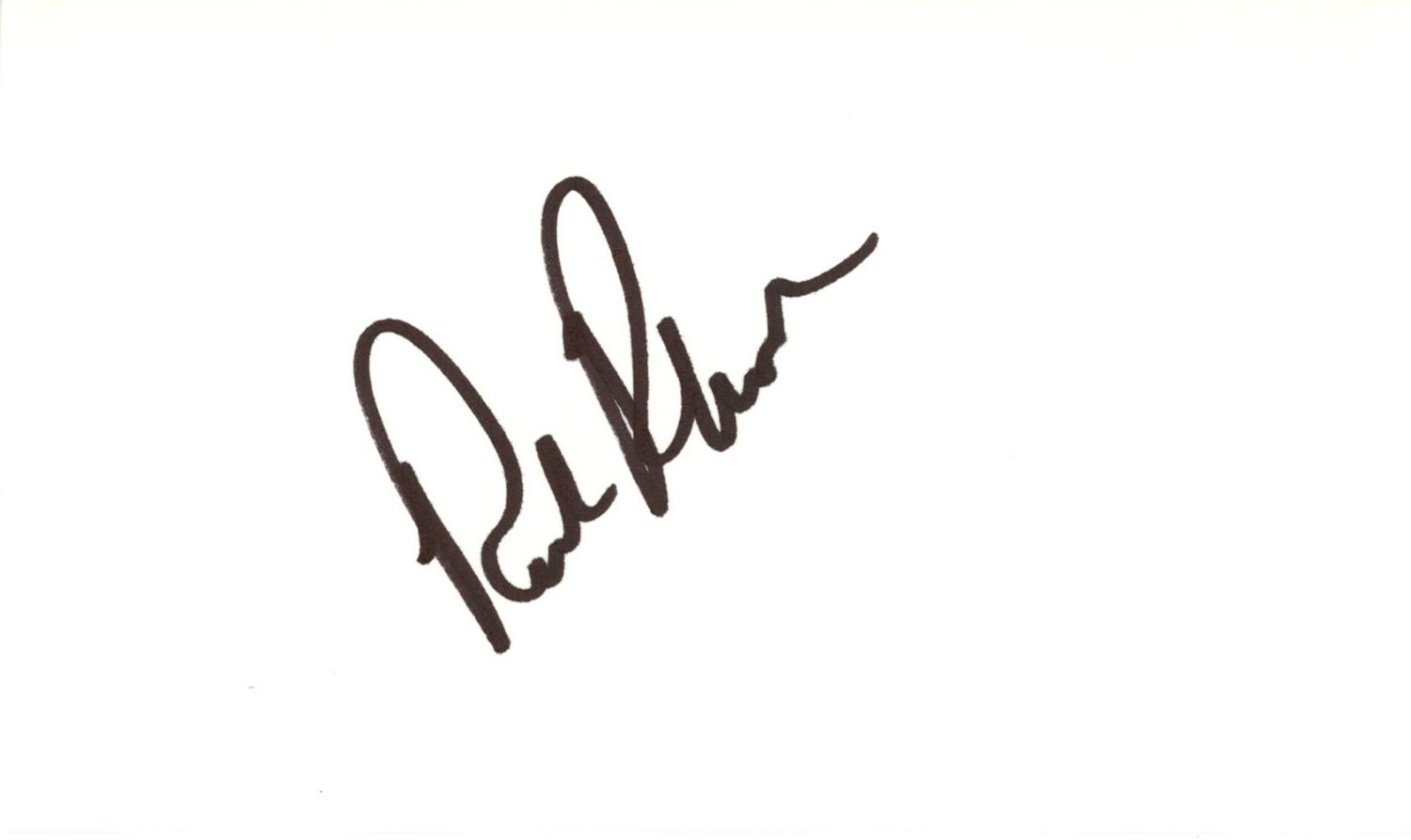 Rick Rhoden Autographed/Signed Pittsburgh Pirates Index Card BAS 45312