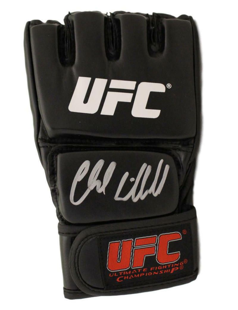 Chuck Liddell Autographed UFC Black Right Handed Glove BAS