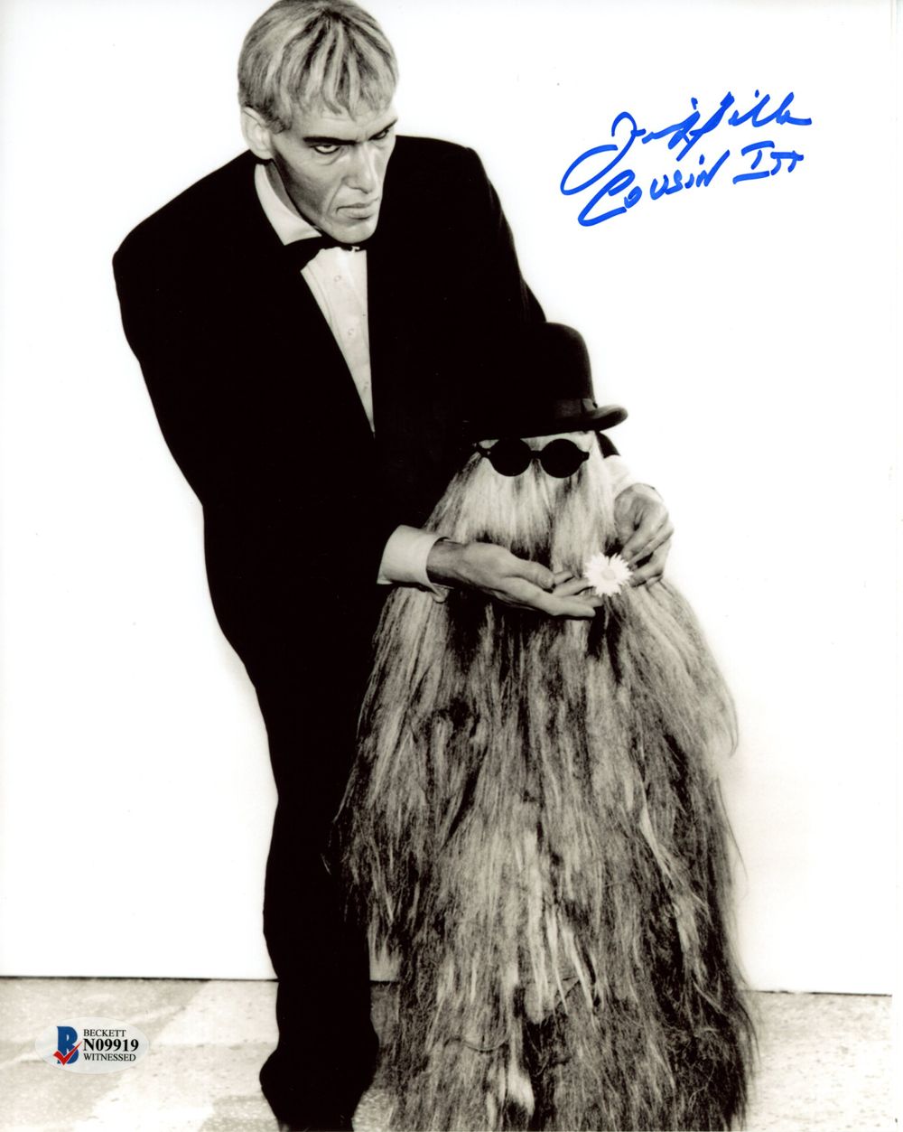 Felix Silla Autographed/Signed The Addams Family 8x10 Photo Cousin It BAS