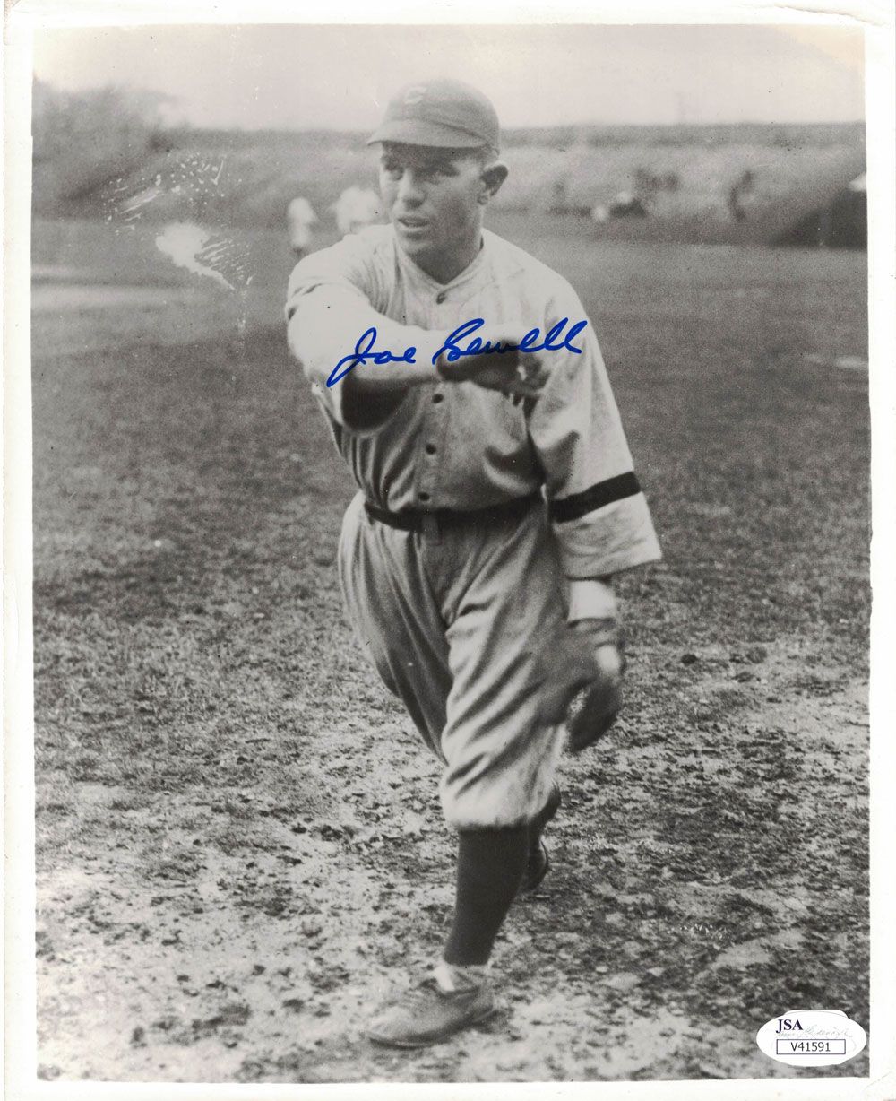 Joe Sewell Autographed/Signed Cleveland Indians 8x10 Photo As Is JSA