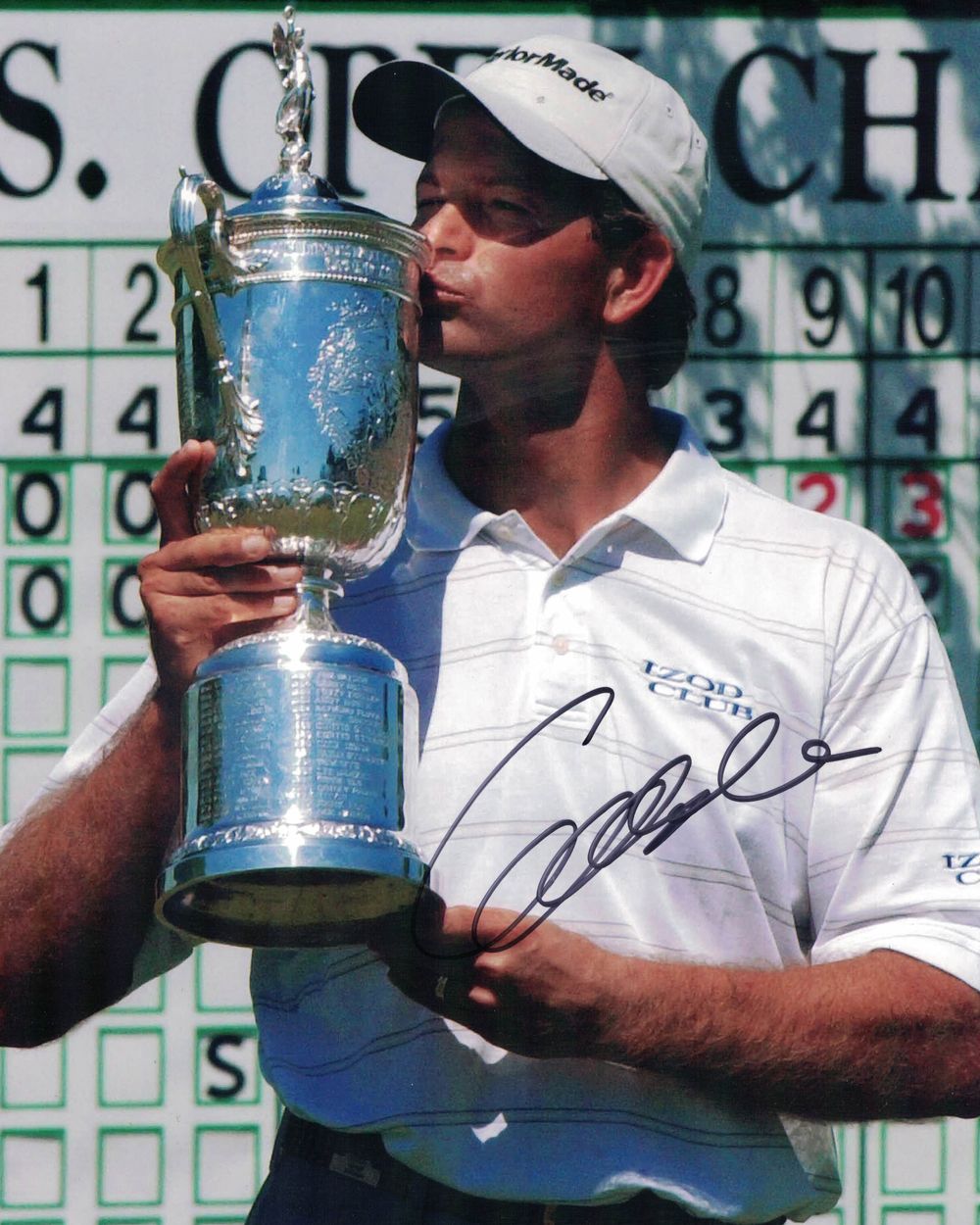 Retief Goosen Autographed/Signed US Open Golf 8x10 Photo