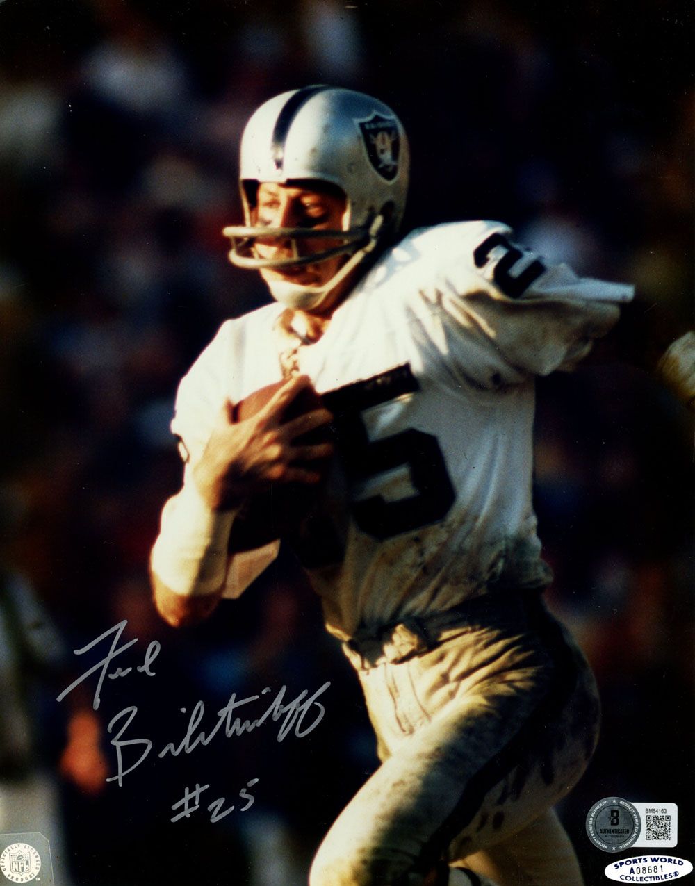 Fred Biletnikoff Autographed Oakland Raiders 8x10 Photo Beckett 45639