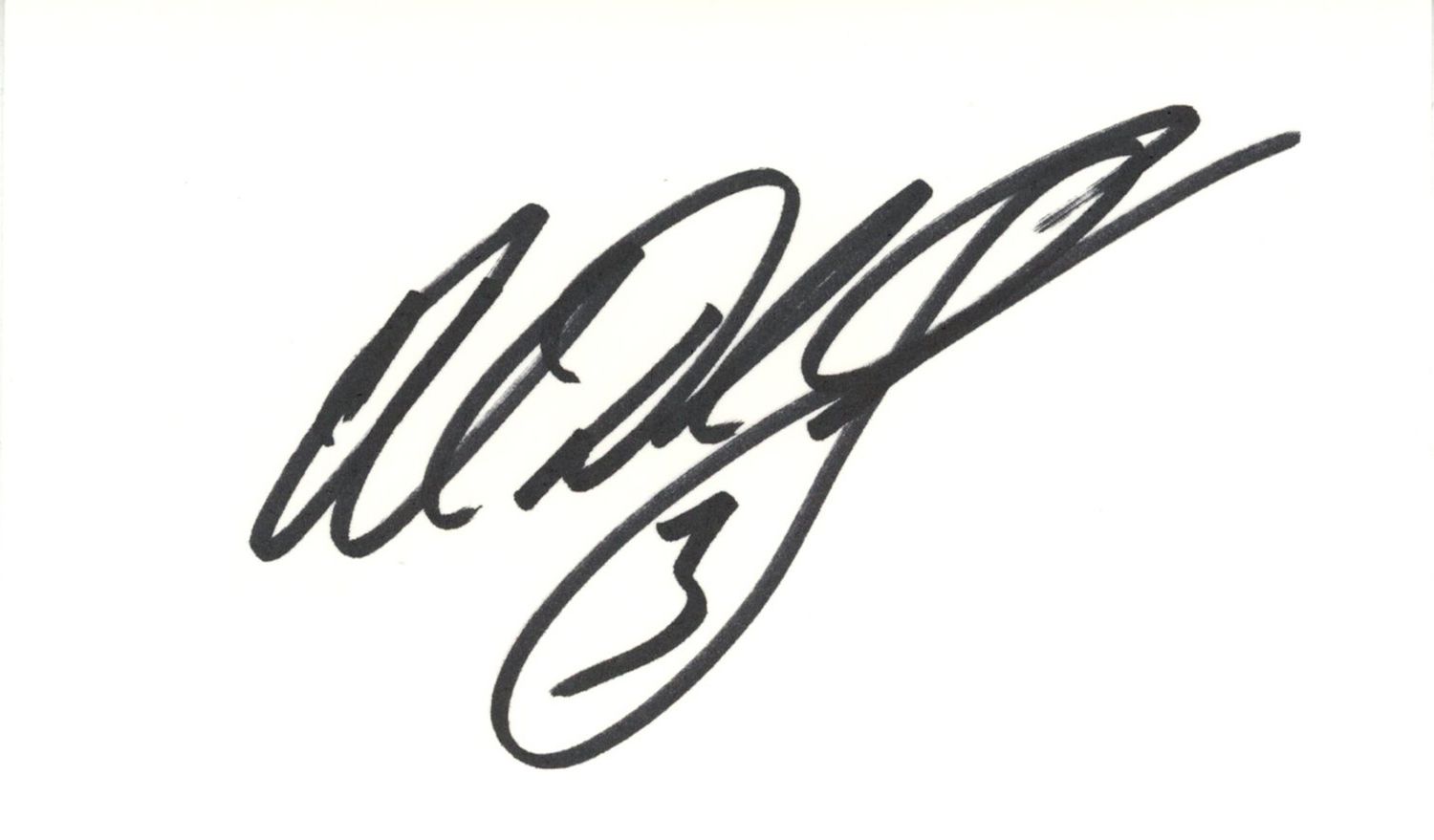 Al Del Greco Autographed/Signed Houston Oilers Index Card BAS 45316