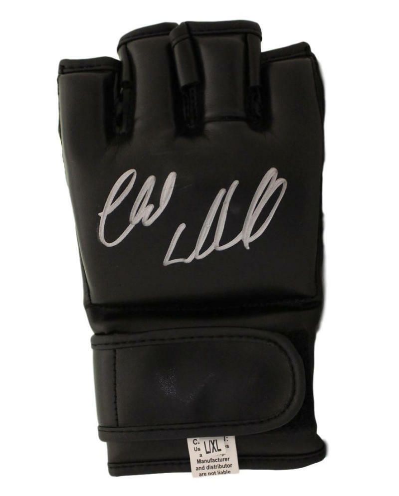 Chuck Liddell Autographed UFC Black Right Handed Glove BAS