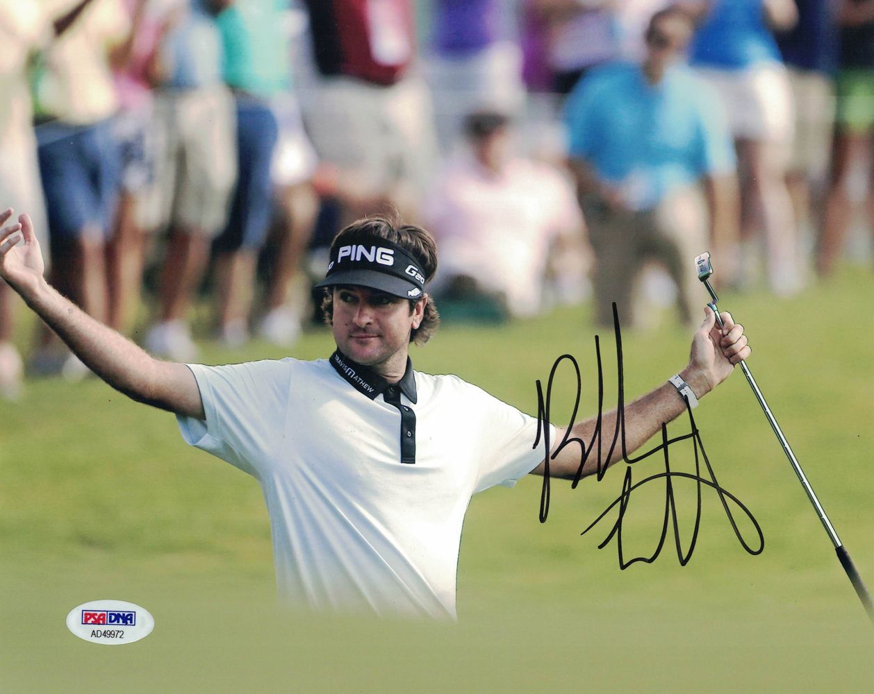 Bubba Watson Autographed/Signed PGA Tour Golf 8x10 Photo PSA