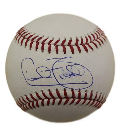 Cecil Fielder Autographed Detroit Tigers OML Baseball in Blue Steiner