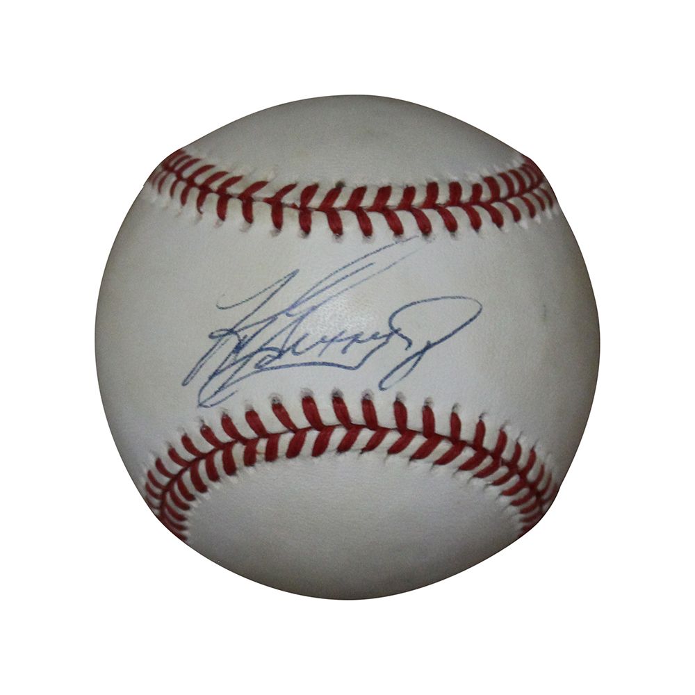 Ken Griffey Jr Signed Seattle Mariners American League Baseball As Is BAS
