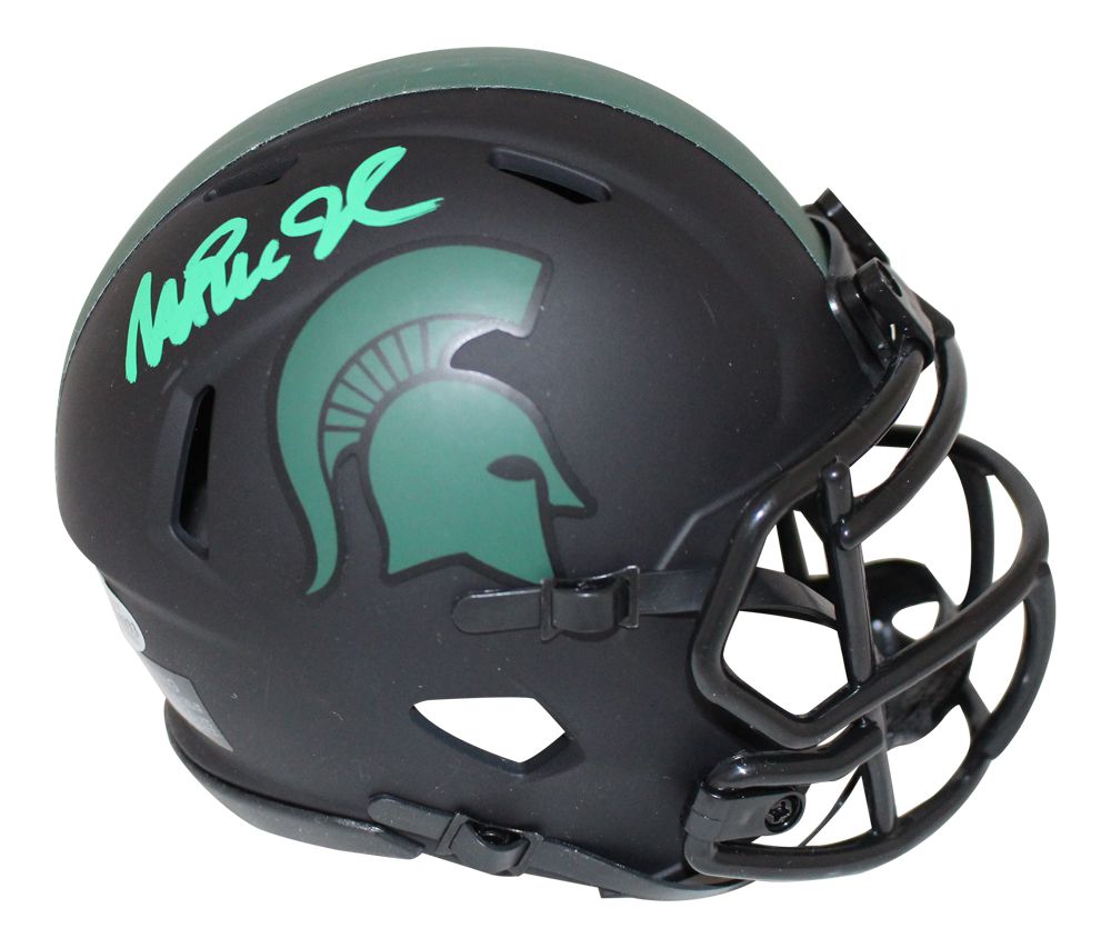 Magic Johnson Autographed Michigan State Spartans Eclipse Mini Helmet BAS