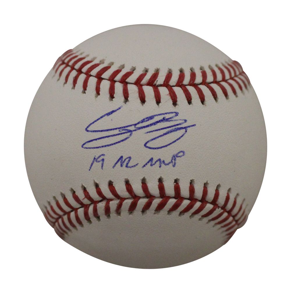Cody Bellinger Autographed Los Angeles Dodgers OML Baseball NL MVP BAS
