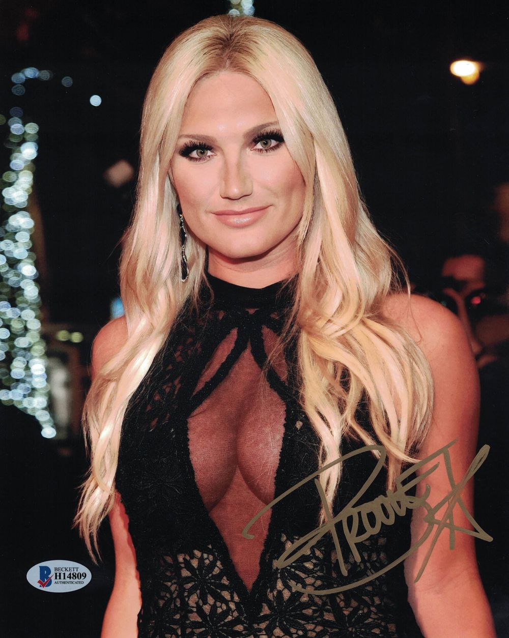 Brooke Hogan Autographed/Signed 8x10 Photo BAS