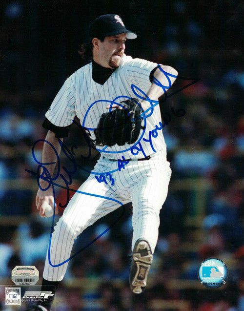 Jack McDowell Autographed Chicago Cubs 8x10 CY Young FAN