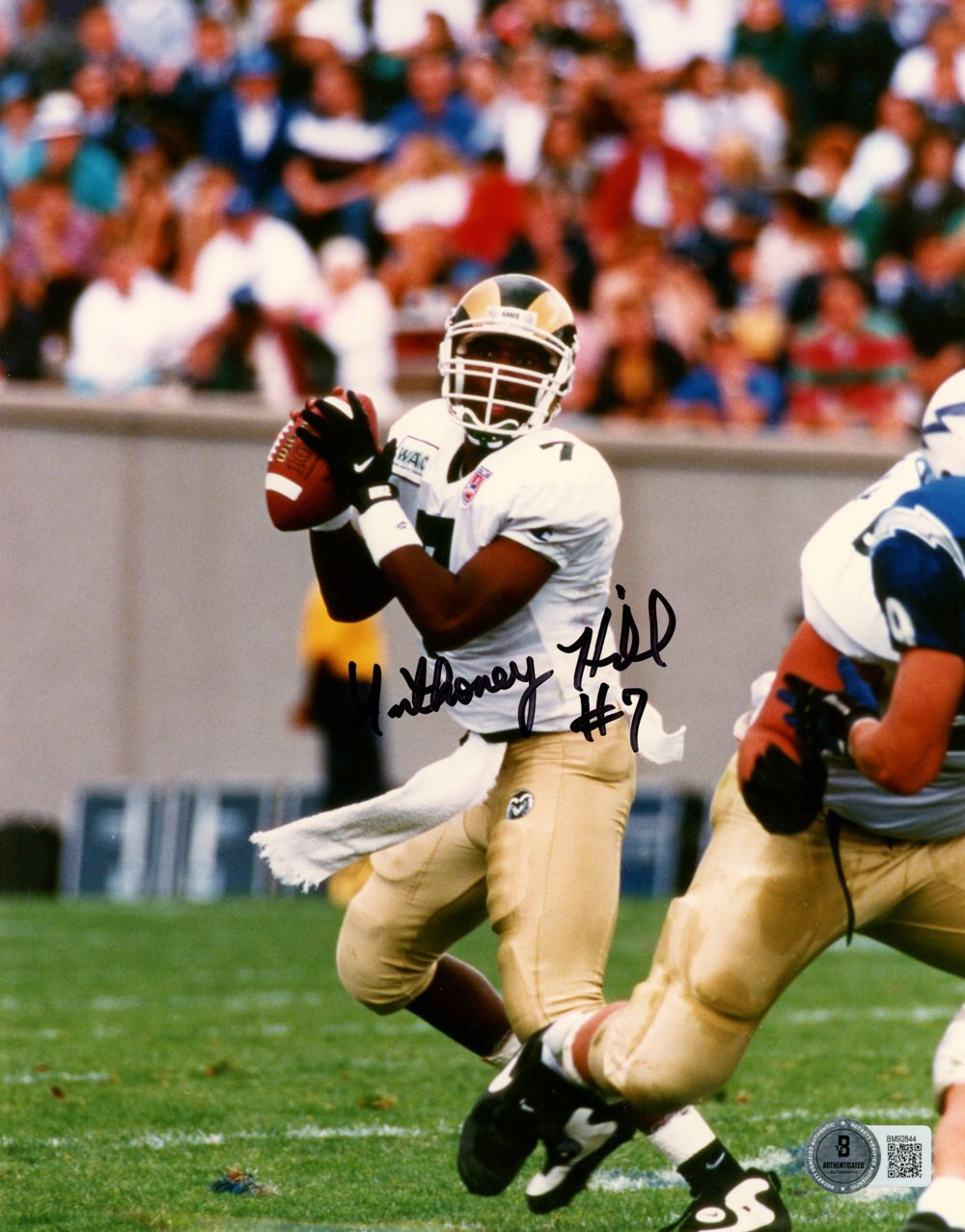 Anthony Hill Autographed Colorado State Rams 8x10 Photo BAS 45187