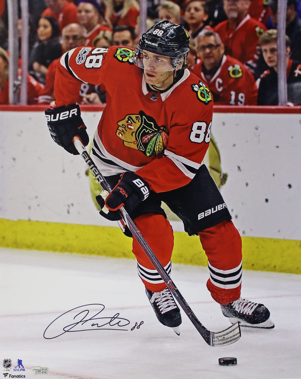 Patrick Kane Autographed Chicago Blackhawks 16x20 Photograph Fanatics