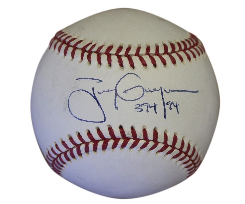 Tony Gwynn Signed San Diego Padres Official League Baseball 394-94 JSA