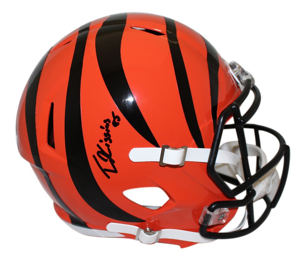 Tee Higgins Autographed Cincinatti Bengals Speed F/S Helmet BAS