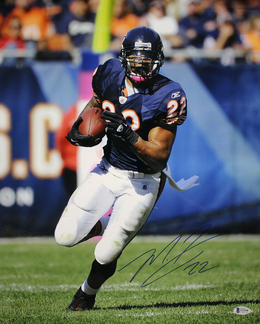 Matt Forte Autographed/Signed Chicago Bears 16x20 Photo BAS