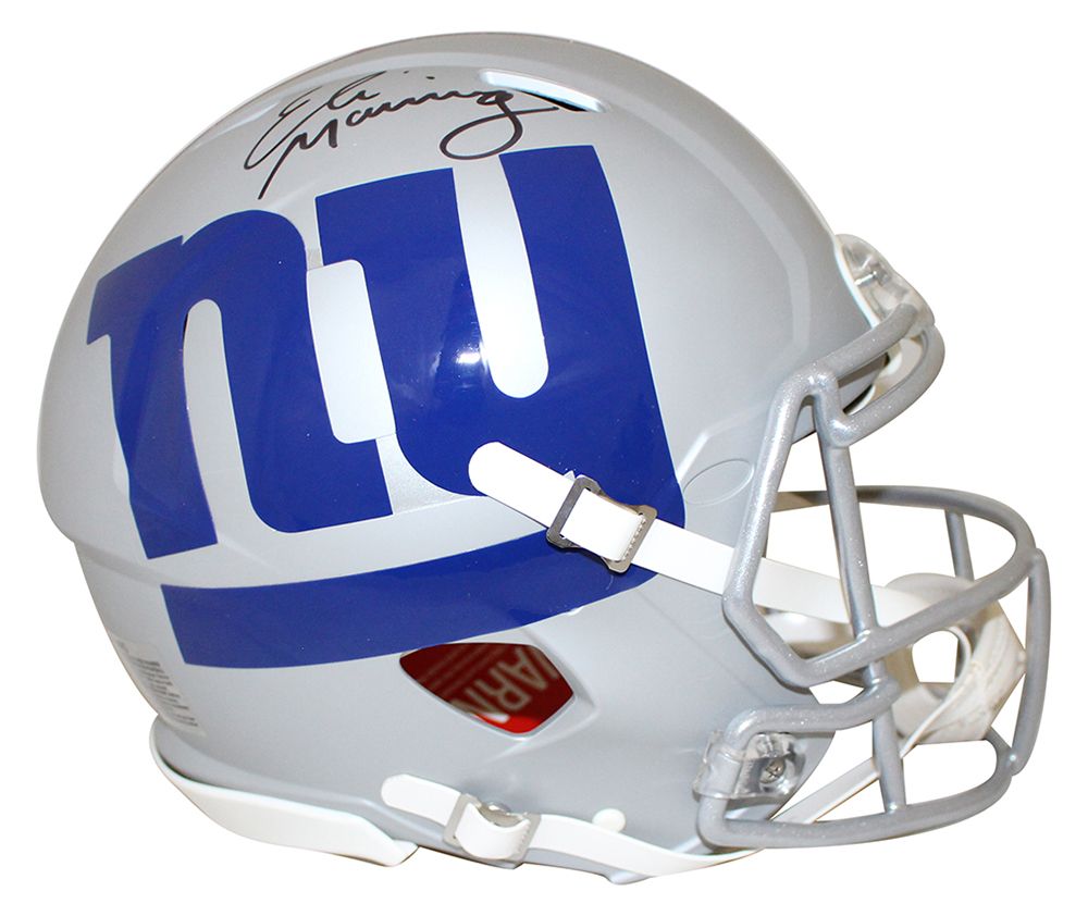 Eli Manning Autographed New York Giants Authentic AMP Helmet FAN