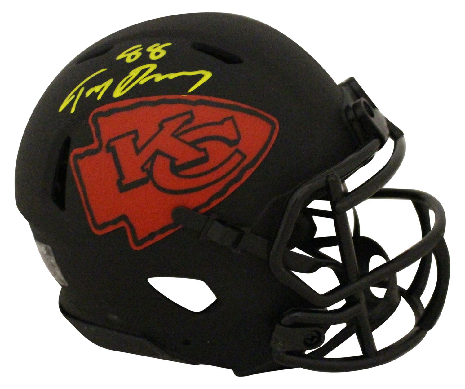 Tony Gonzalez Autographed Kansas City Chiefs Eclipse Mini Helmet BAS