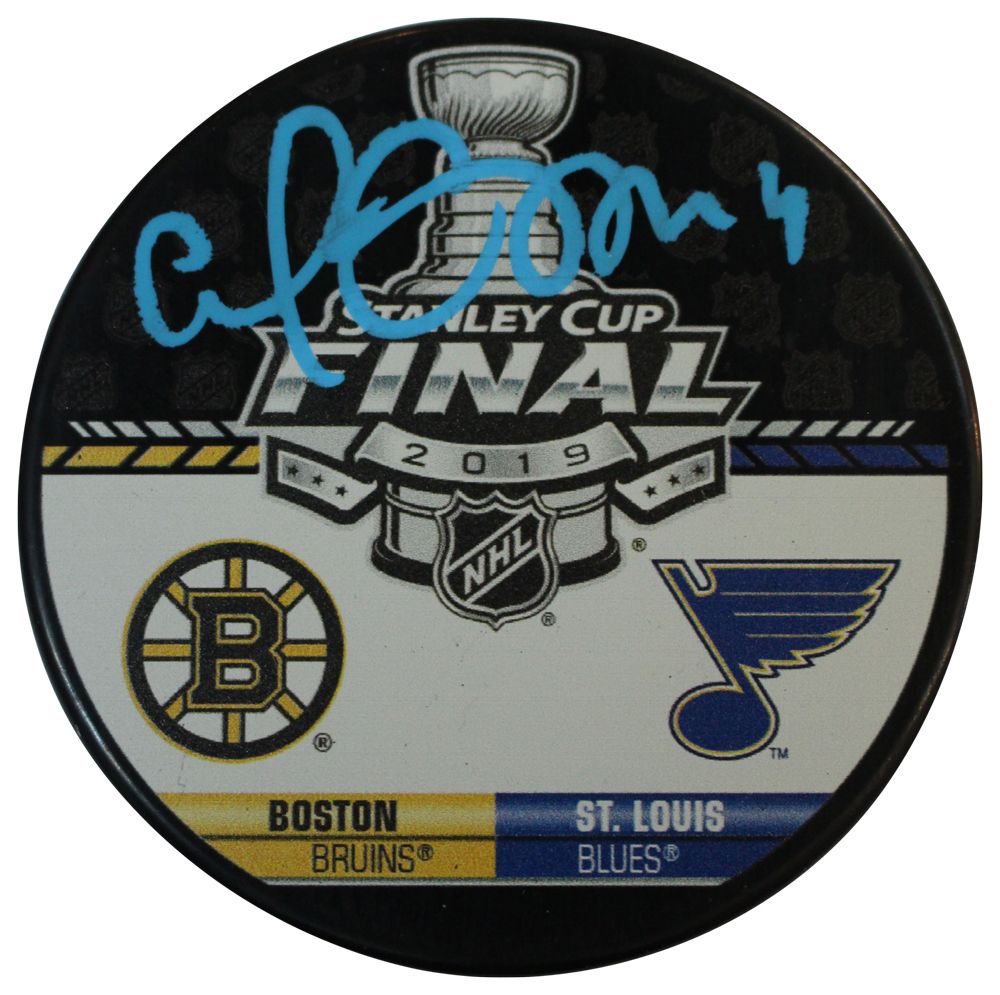 Carl Gunnarsson Autographed St. Louis Blues 2019 SC Finals Puck Fanatics