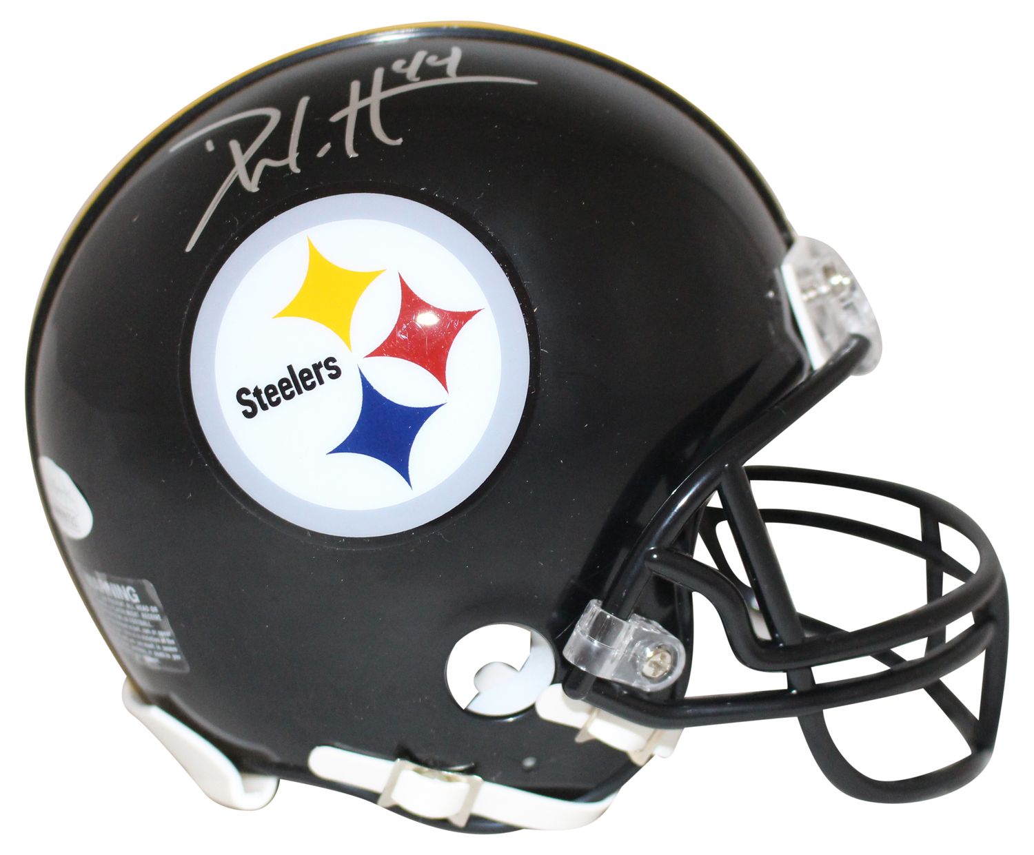 Derek Watt Autographed/Signed Pittsburgh Steelers Mini Helmet JSA