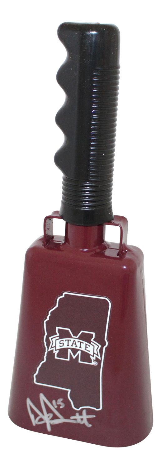 Dak Prescott Autographed Mississippi State Bulldogs Official Cowbell BAS