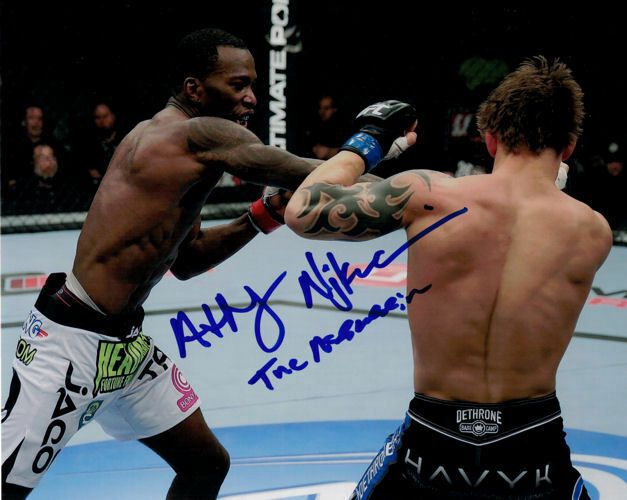 Anthony Njokuani Autographed UFC 8x10 Photo The Assassin
