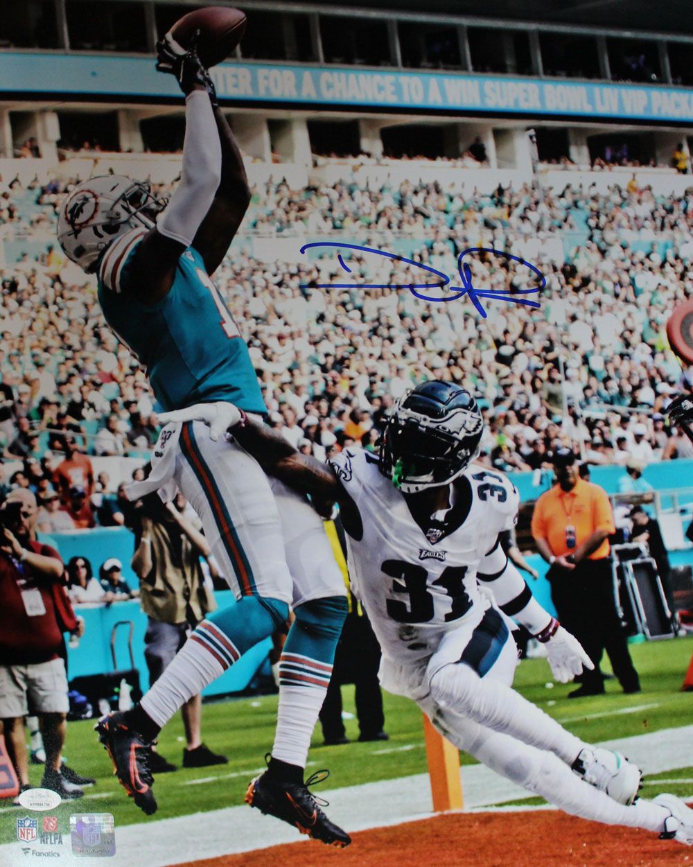 Devante Parker Autographed/Signed Miami Dolphins 16x20 Photo JSA PF