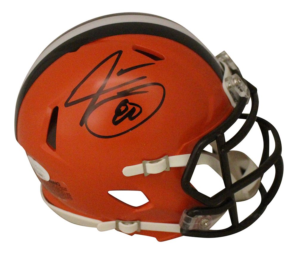 Jarvis Landry Autographed/Signed Cleveland Browns Speed Mini Helmet BAS