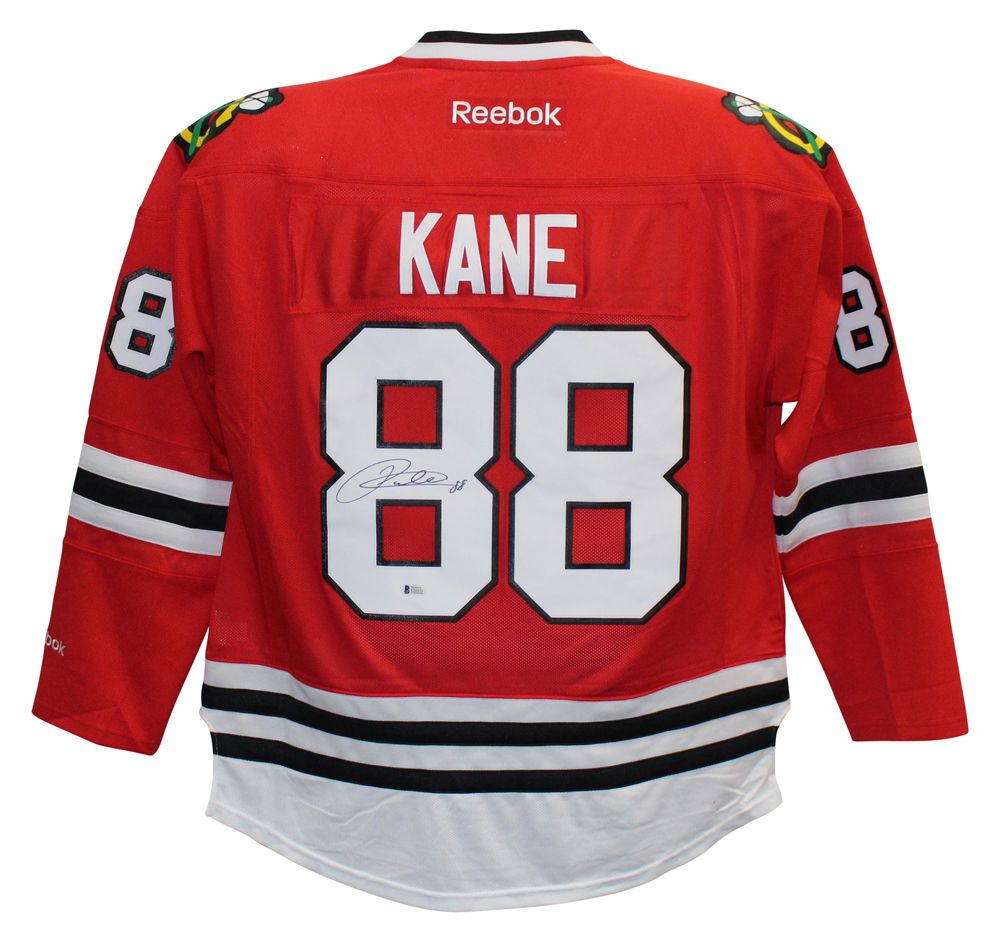 Patrick Kane Autographed Chicago Blackhawks Premier L Red Jersey FAN