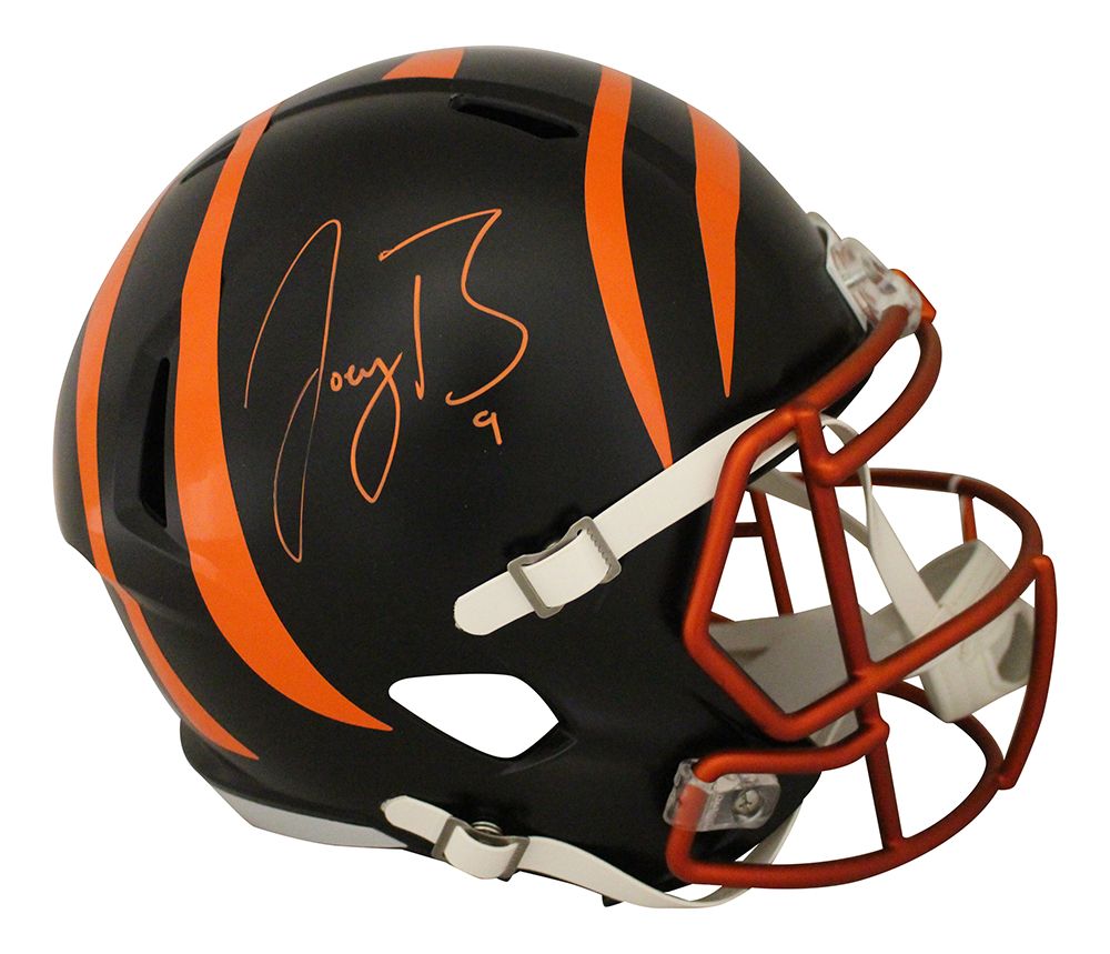 Joe Burrow Autographed Cincinnati Bengals F/S Blaze Helmet FAN
