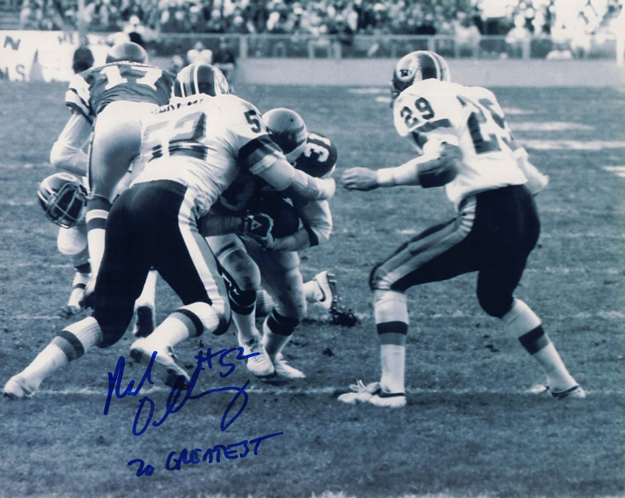 Neal Olkewicz Autographed Washington Redskins 8x10 Photo 70 Greatest