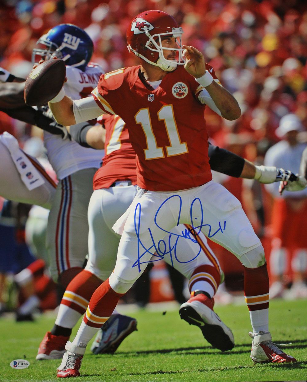 Alex Smith Autographed/Signed Kansas City Chiefs 16x20 Photo BAS