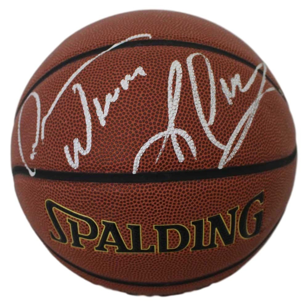 Dennis Rodman Autographed Chicago Bulls Spalding Basketball Worm BAS