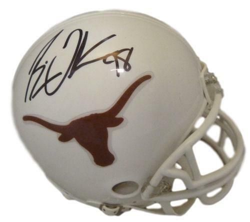 Brian Orakpo Autographed University of Texas Longhorns Mini Helmet