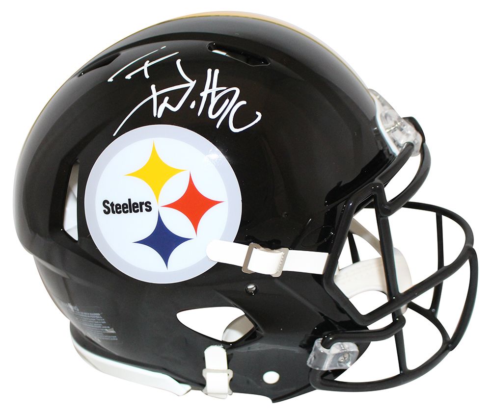 TJ Watt Autographed Pittsburgh Steelers Authentic Speed Helmet BAS