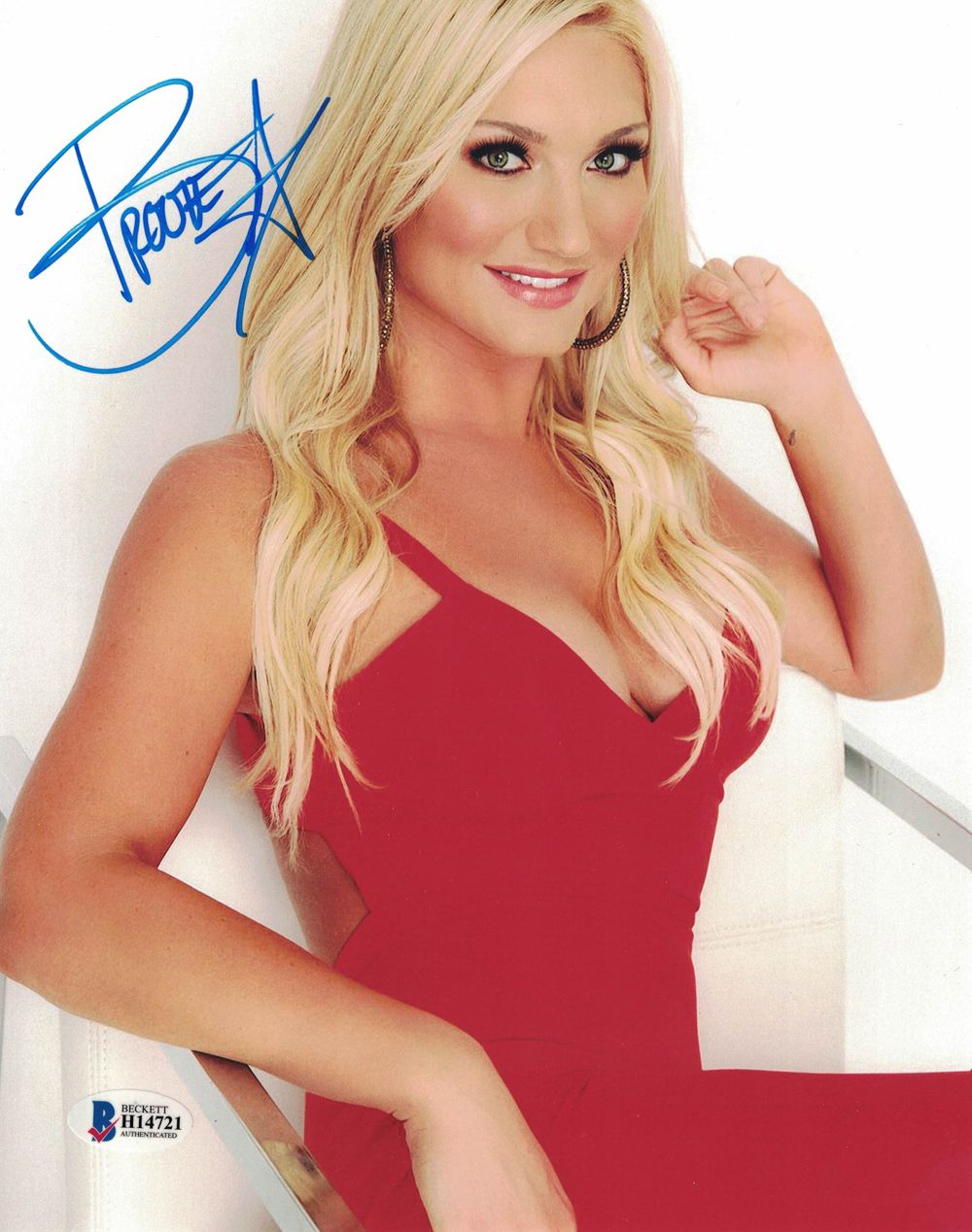 Brooke Hogan Autographed/Signed 8x10 Photo BAS