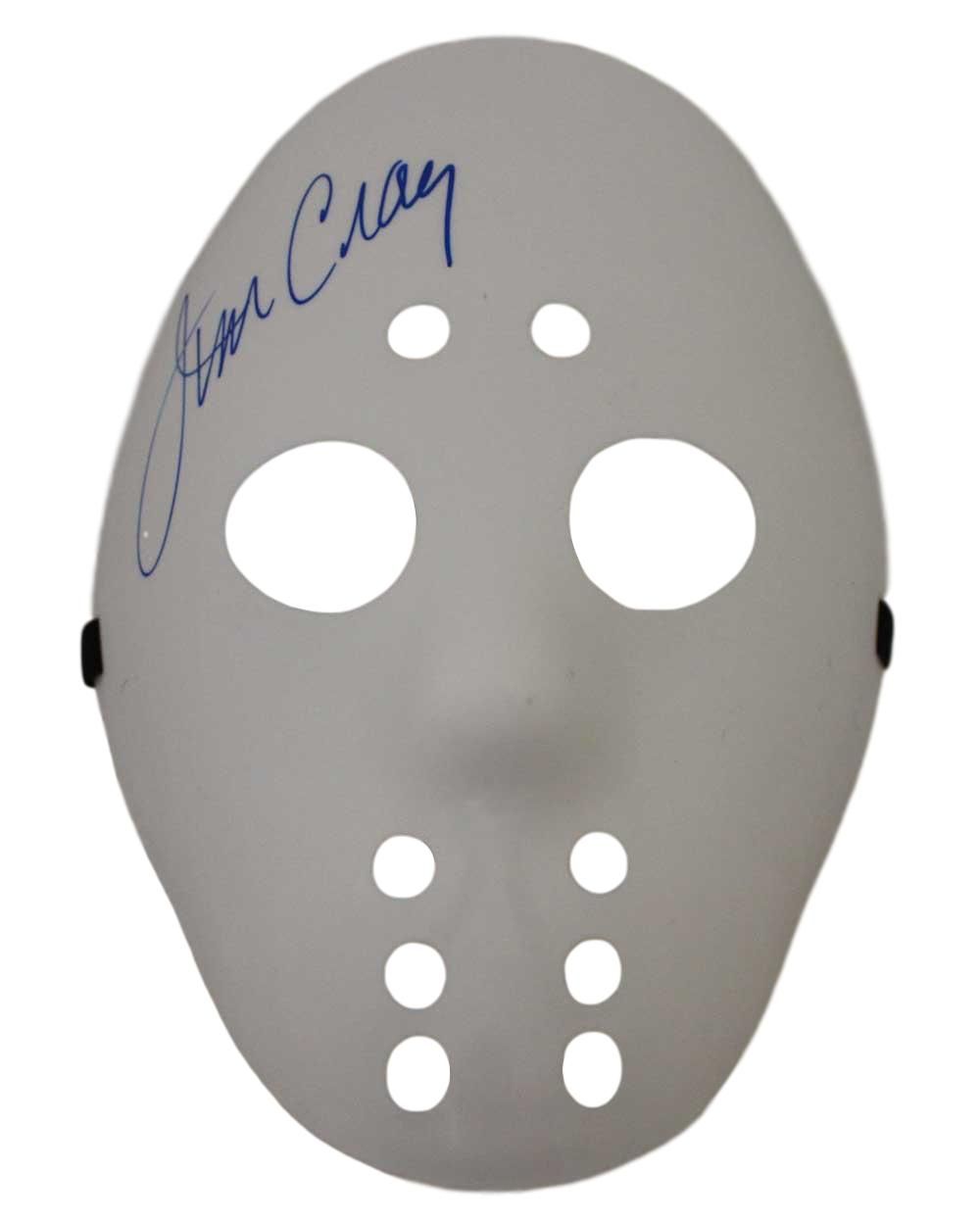 Jim Craig Autographed/Signed 1980 Team USA Hockey White Mask BAS