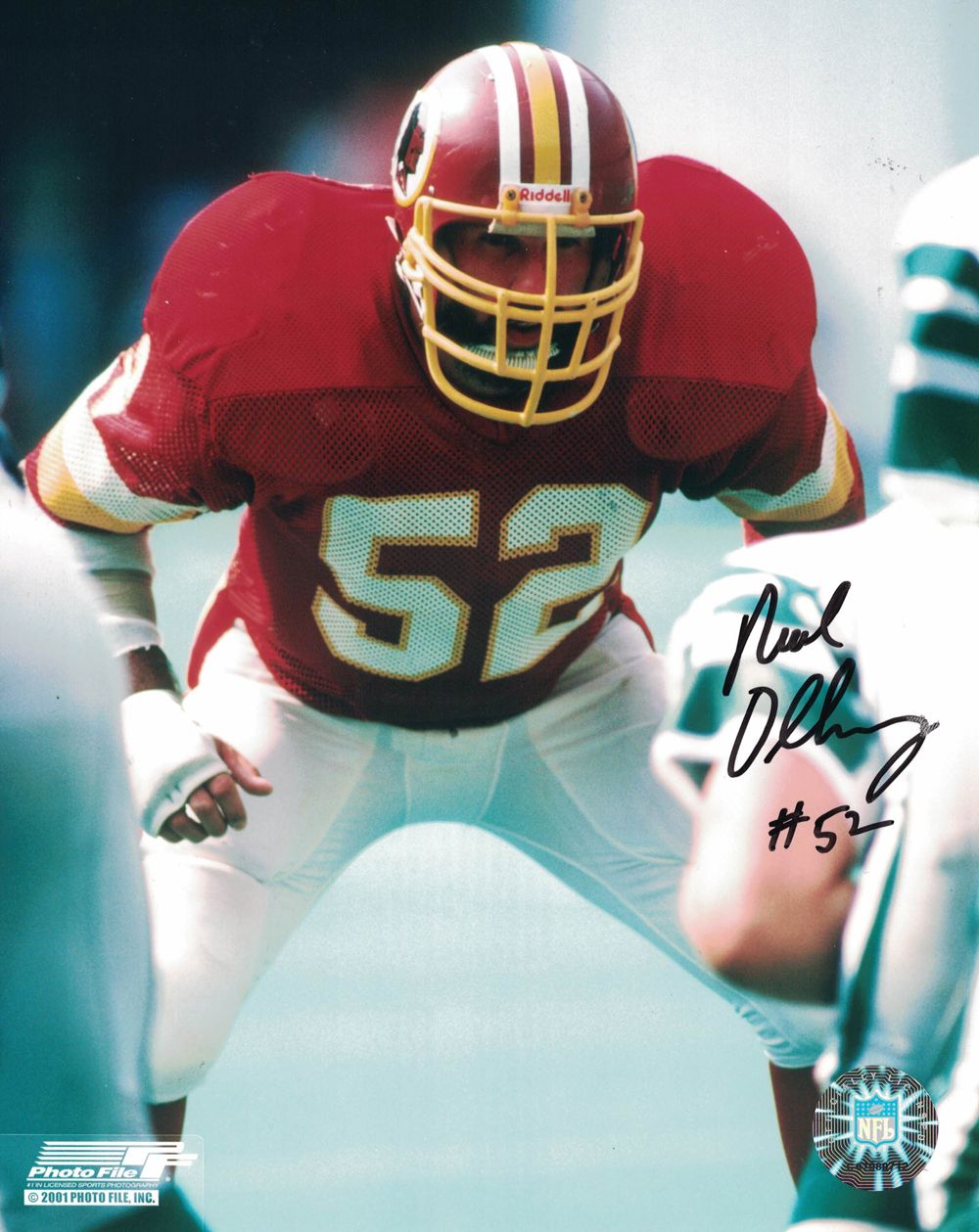Neal Olkewicz Autographed Washington Redskins 8x10 Photo 70 Greatest