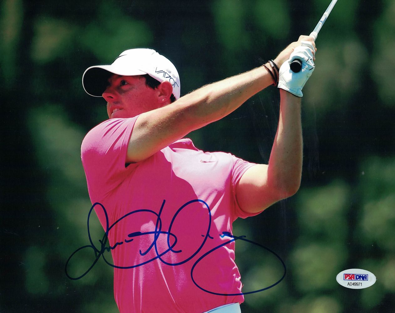 Rory Mcilroy Autographed/Signed PGA Tour Golf 8x10 Photo PSA