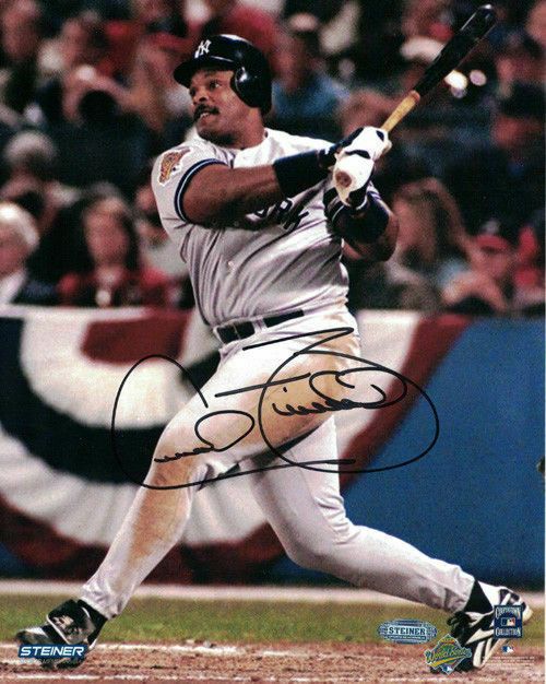Cecil Fielder Autographed New York Yankees 8x10 Photo Steiner